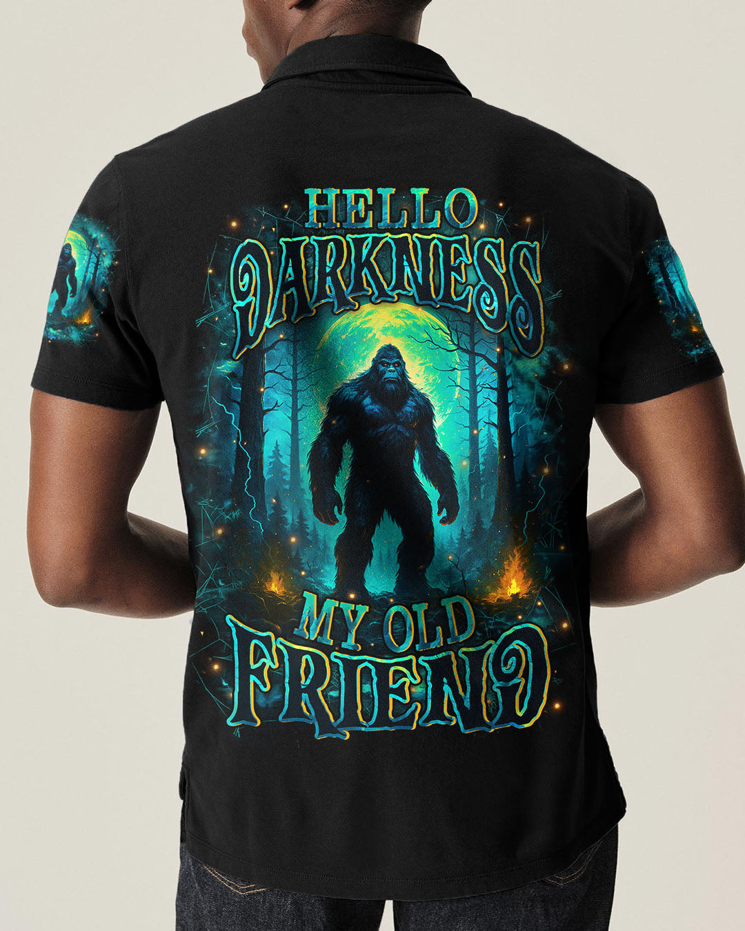 HELLO DARKNESS MY OLD FRIEND BIGFOOT ALL OVER PRINT - YHHN2909253