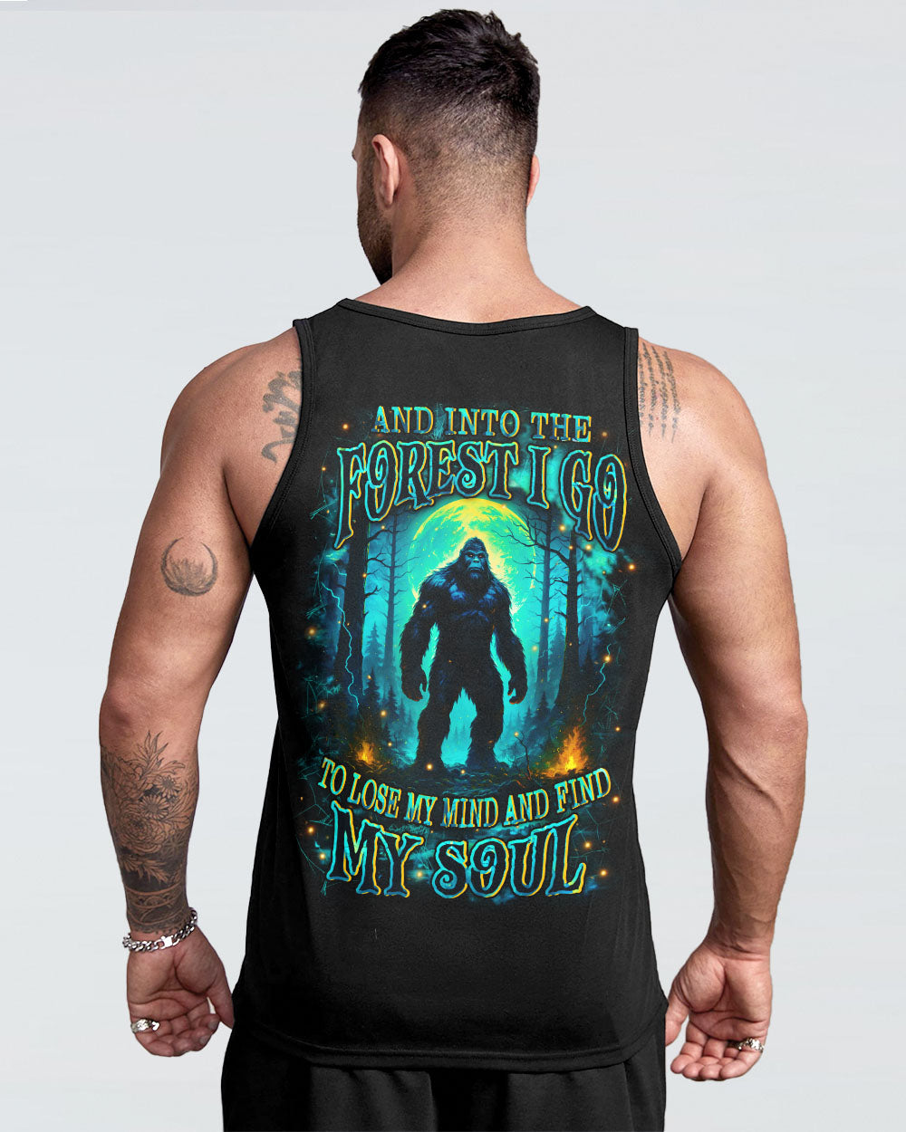 AND INTO THE FOREST I GO BIGFOOT ALL OVER PRINT - YHHN2910254