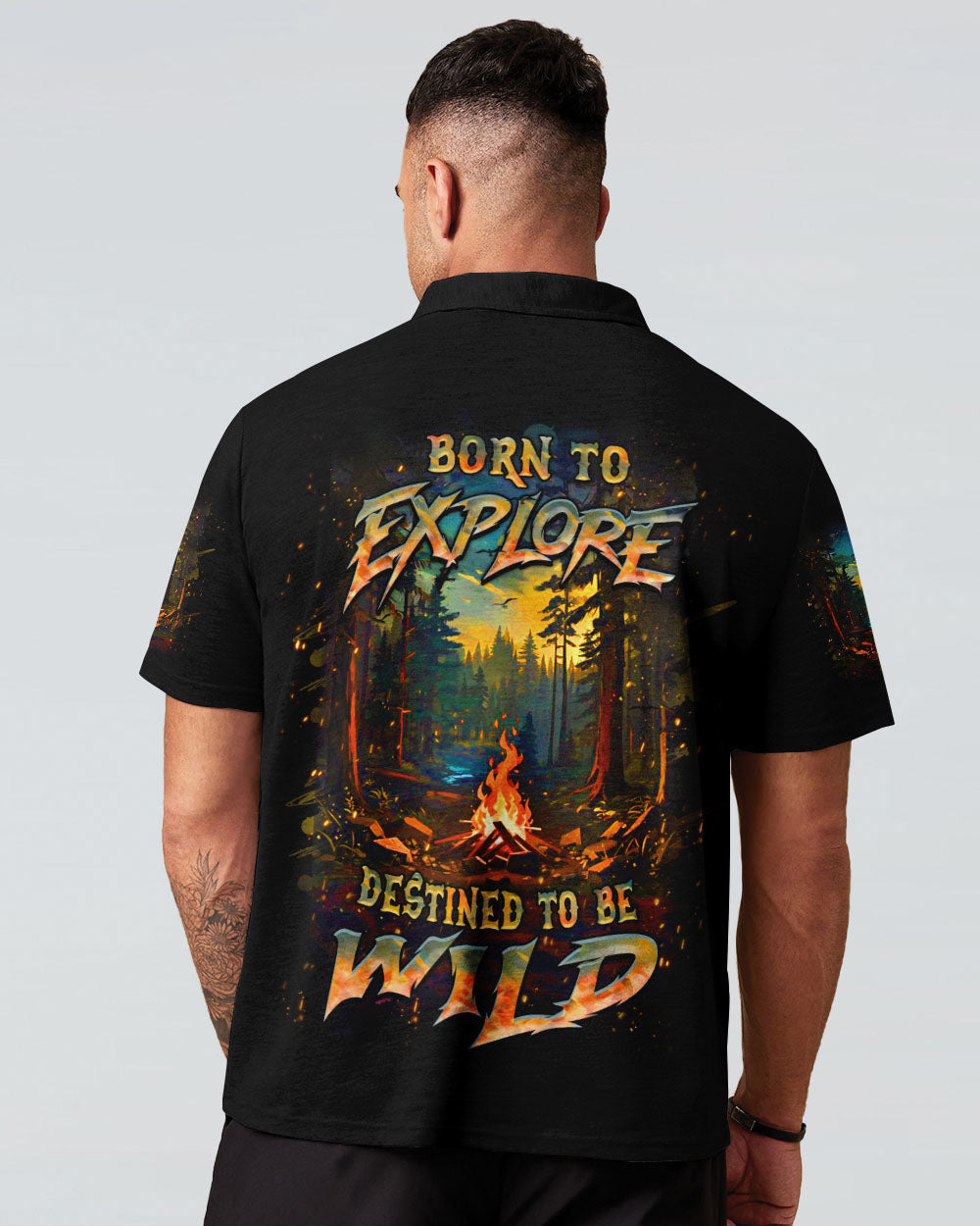 BORN TO EXPLORE DESTINED TO BE WILD ALL OVER PRINT - YHHN3009243