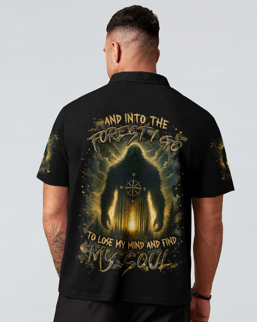 AND INTO THE FOREST I GO BIGFOOT ALL OVER PRINT - YHLN0207253