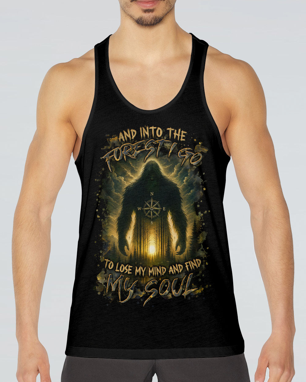 AND INTO THE FOREST I GO BIGFOOT ALL OVER PRINT - YHLN0207253