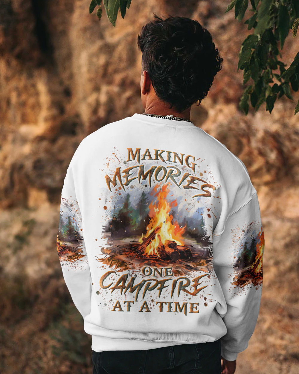 MAKING MEMORIES ONE CAMPFIRE AT A TIME ALL OVER PRINT - YHLN0208241