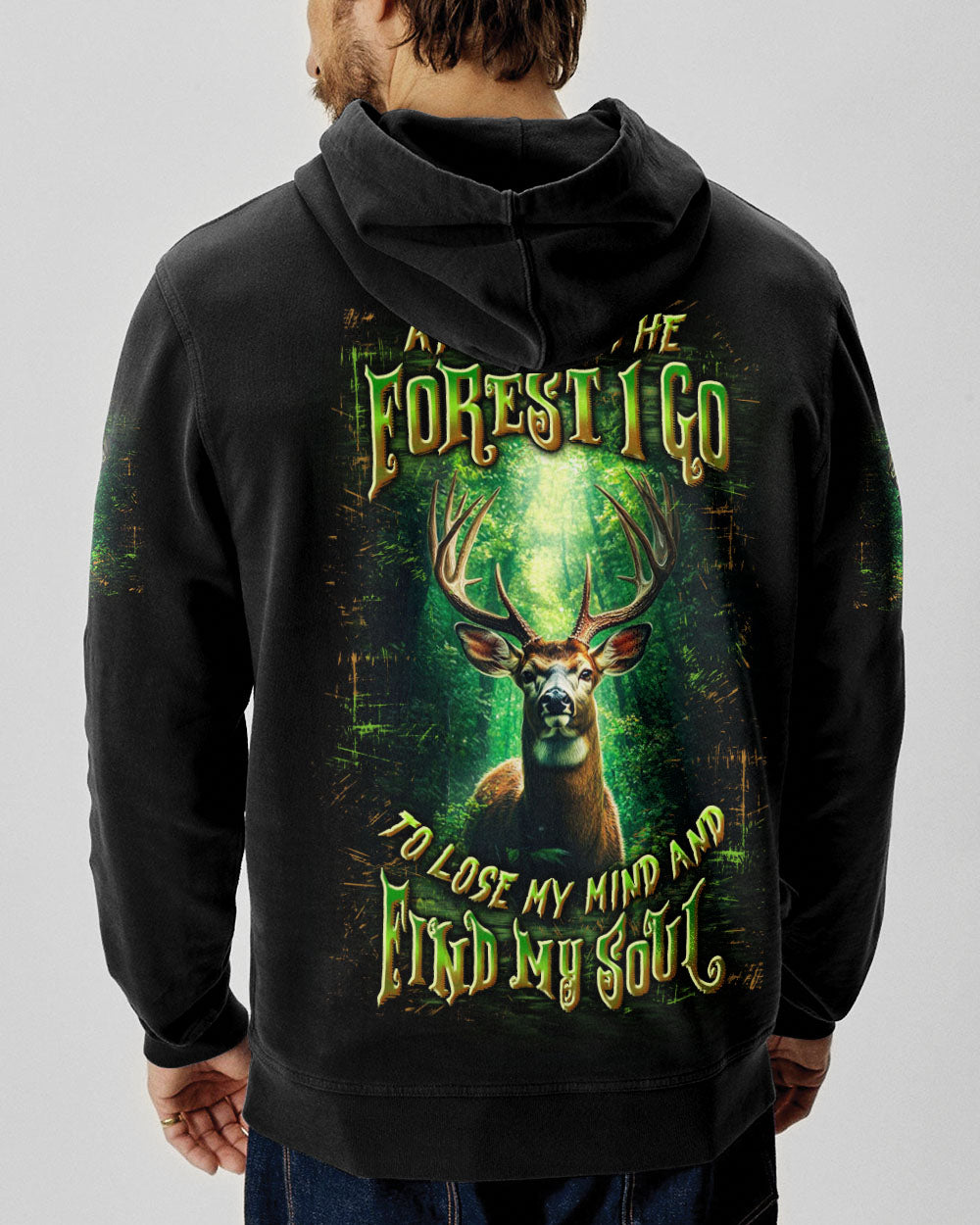 AND INTO THE FOREST I GO DEER ALL OVER PRINT - YHLN0312252