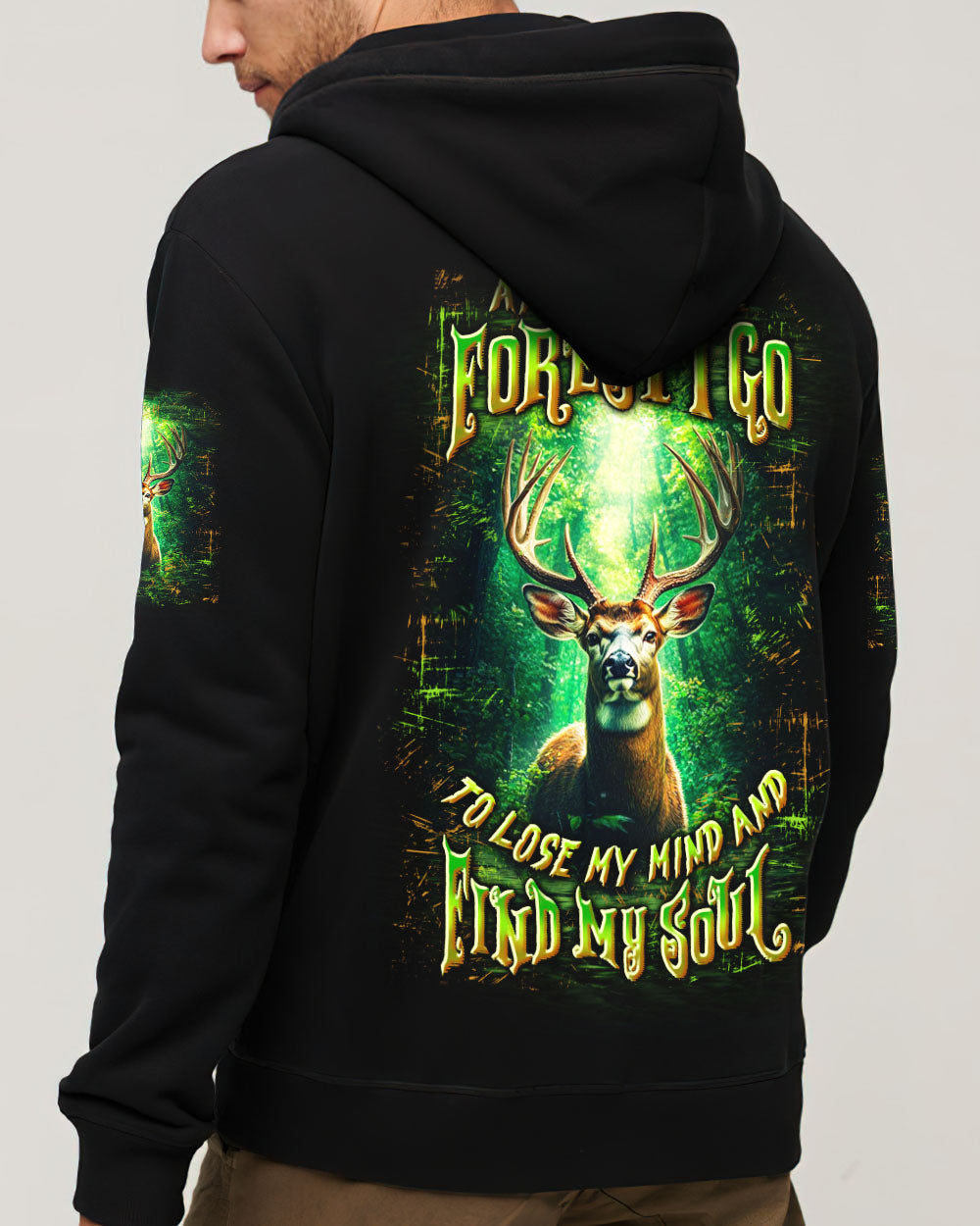 AND INTO THE FOREST I GO DEER ALL OVER PRINT - YHLN0312252