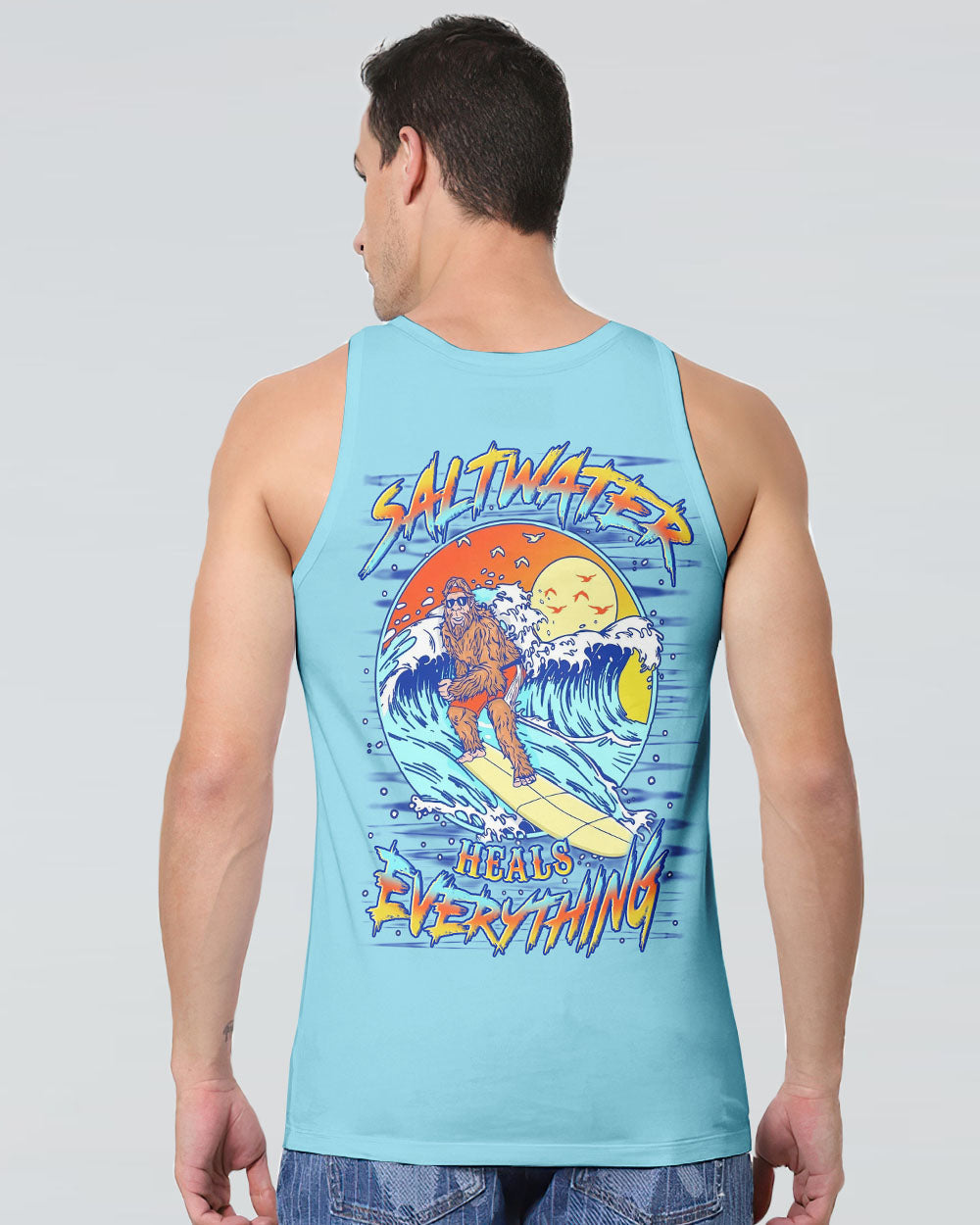 SALTWATER HEALS EVERYTHING BIGFOOT ALL OVER PRINT - YHLN0407254