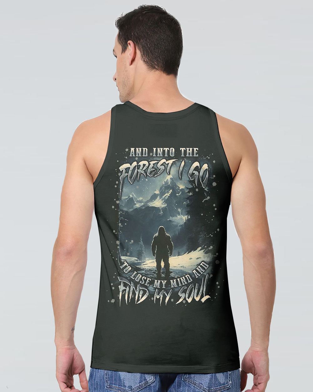 AND INTO THE FOREST I GO BIGFOOT ALL OVER PRINT - YHLN0412251