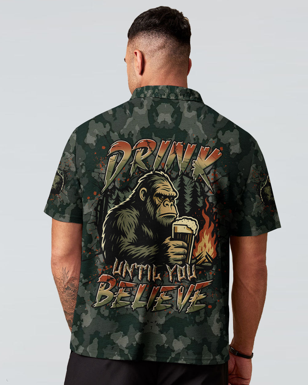 DRINK UNTIL YOU BELIEVE BIGFOOT ALL OVER PRINT - YHLN0606254