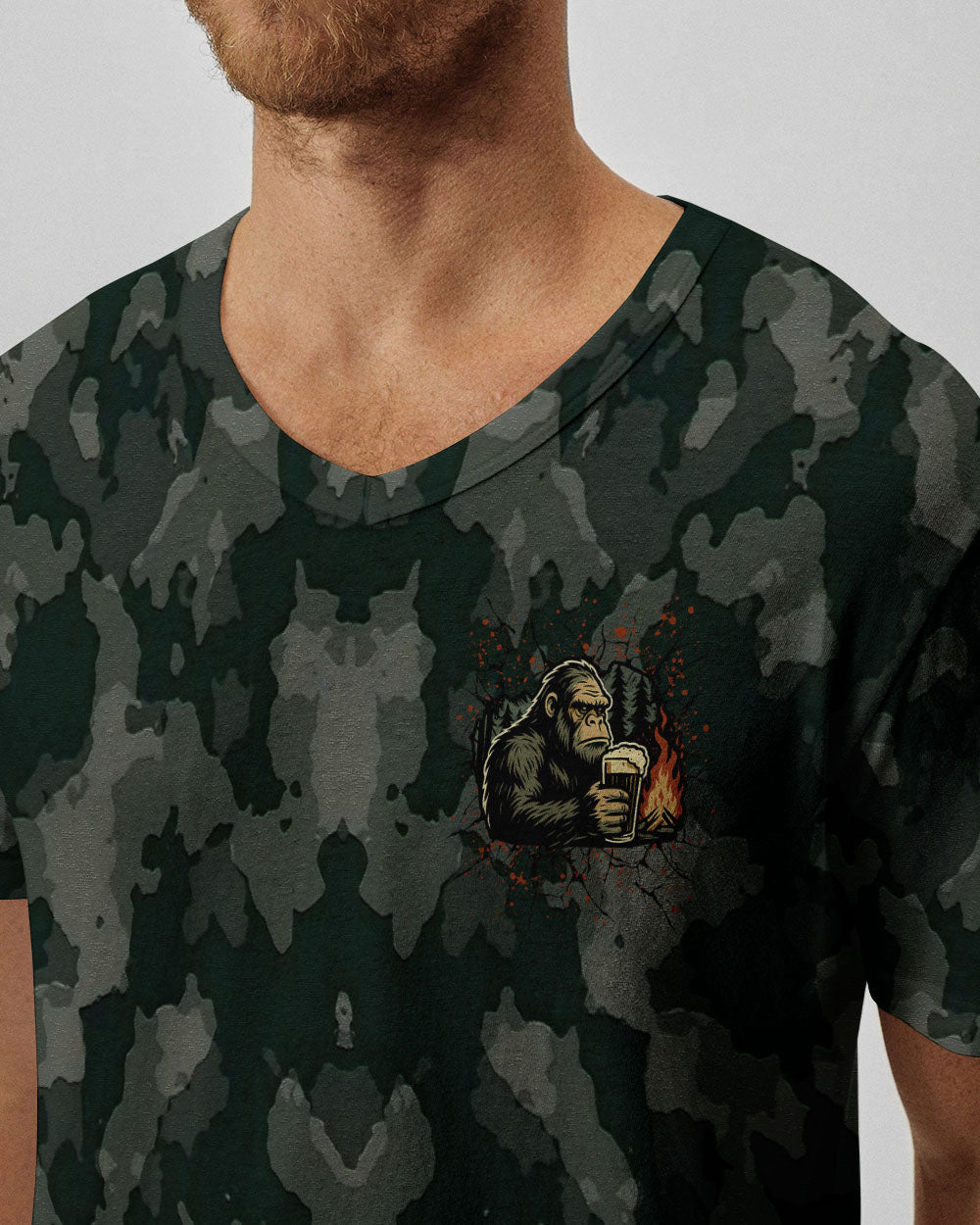 DRINK UNTIL YOU BELIEVE BIGFOOT ALL OVER PRINT - YHLN0606254