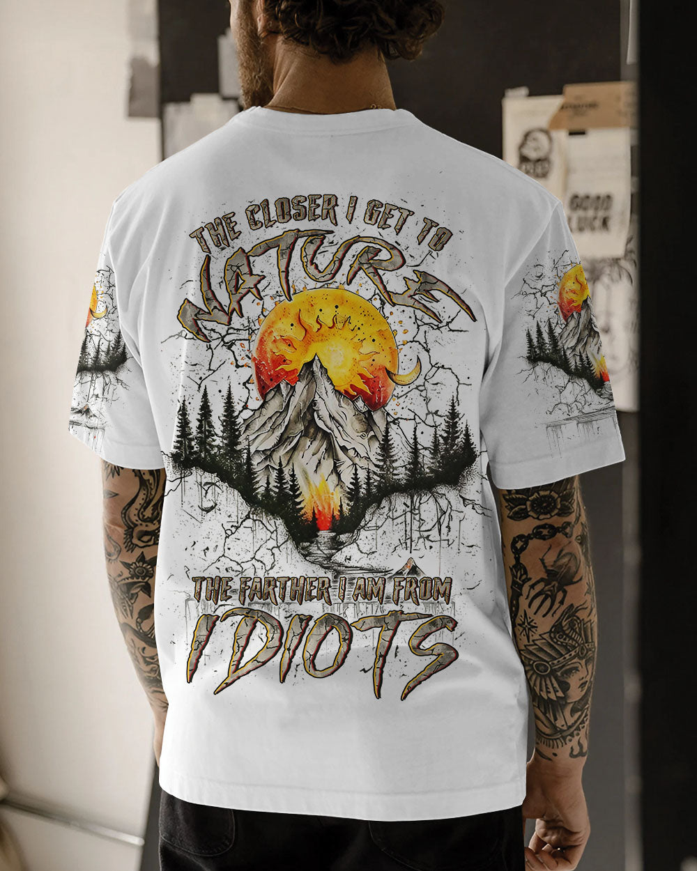 THE CLOSER I GET TO NATURE ALL OVER PRINT - YHLN0708243