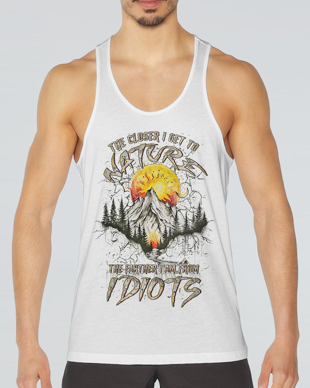 THE CLOSER I GET TO NATURE ALL OVER PRINT - YHLN0708243