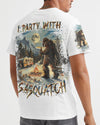 I PARTY WITH SASQUATCH BIGFOOT ALL OVER PRINT - YHLN0711241