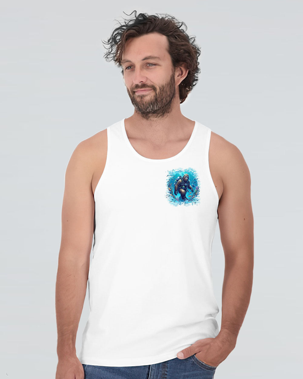 AND INTO THE OCEAN I GO BIGFOOT ALL OVER PRINT - YHLN0907253