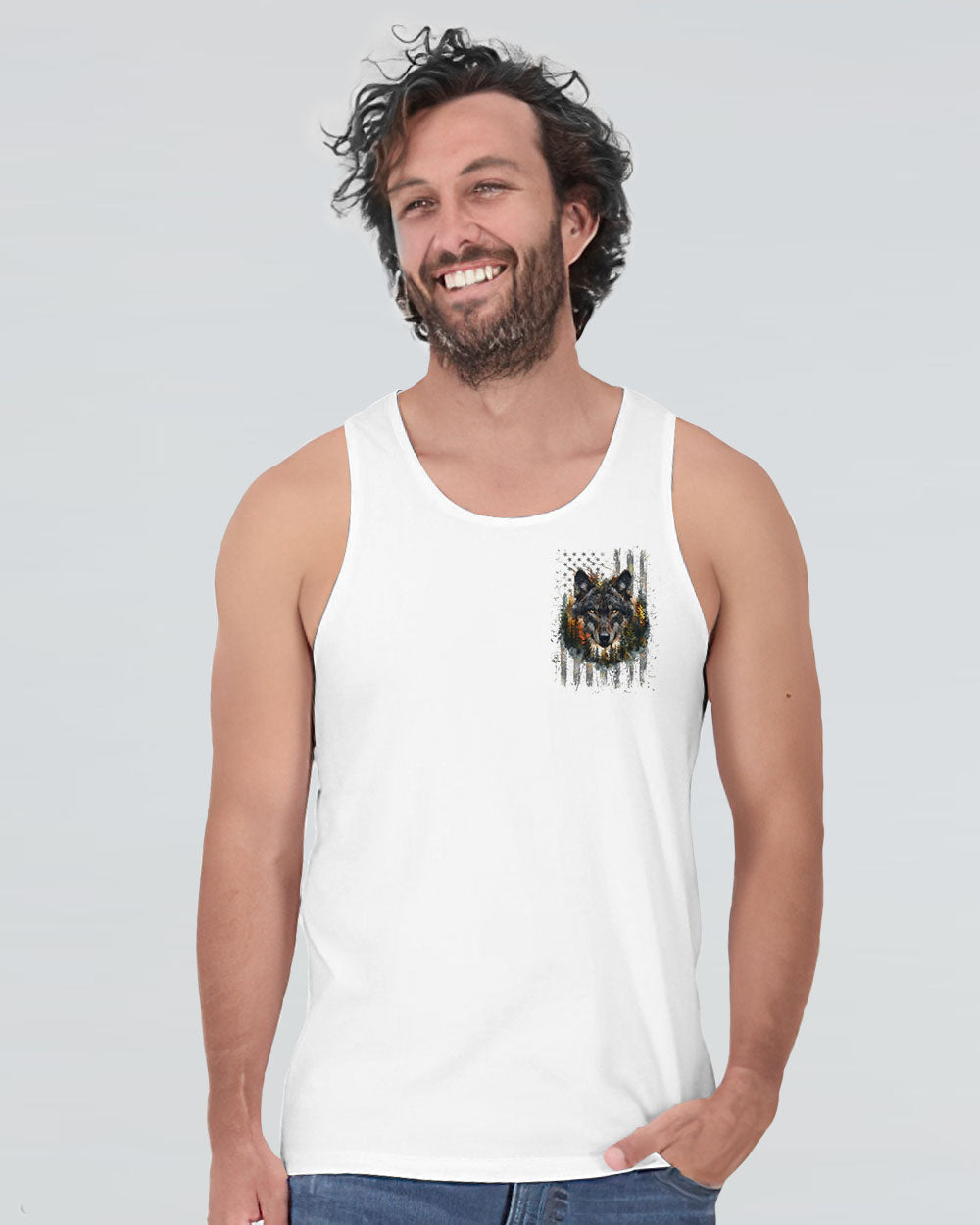 THE CLOSER I GET TO NATURE WOLF ALL OVER PRINT - YHLN0910251