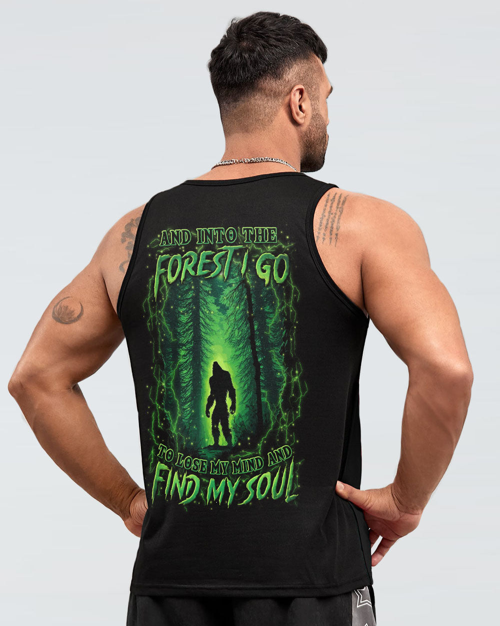 AND INTO THE FOREST I GO BIGFOOT ALL OVER PRINT - YHLN1001254