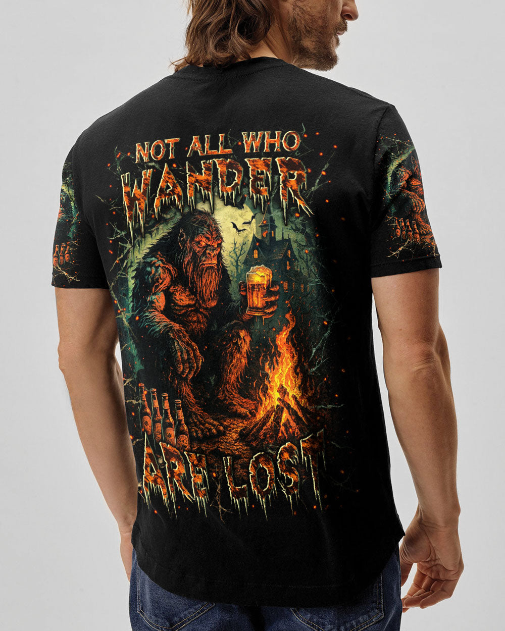 NOT ALL WHO WANDER ARE LOST HALLOWEEN ALL OVER PRINT - YHLN1007254