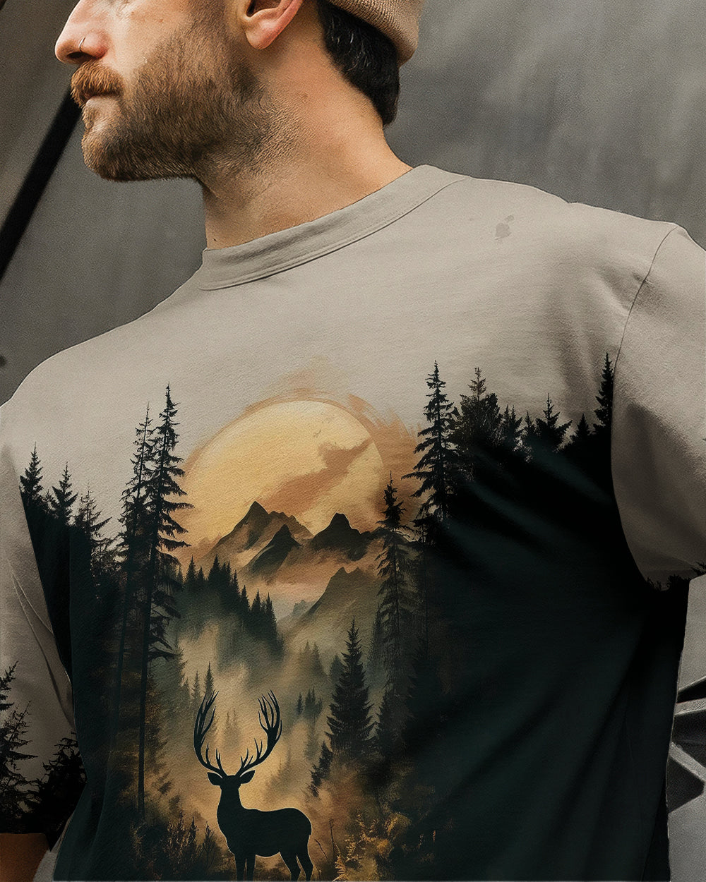 DEER FOREST ALL OVER PRINT - YHLN1012252