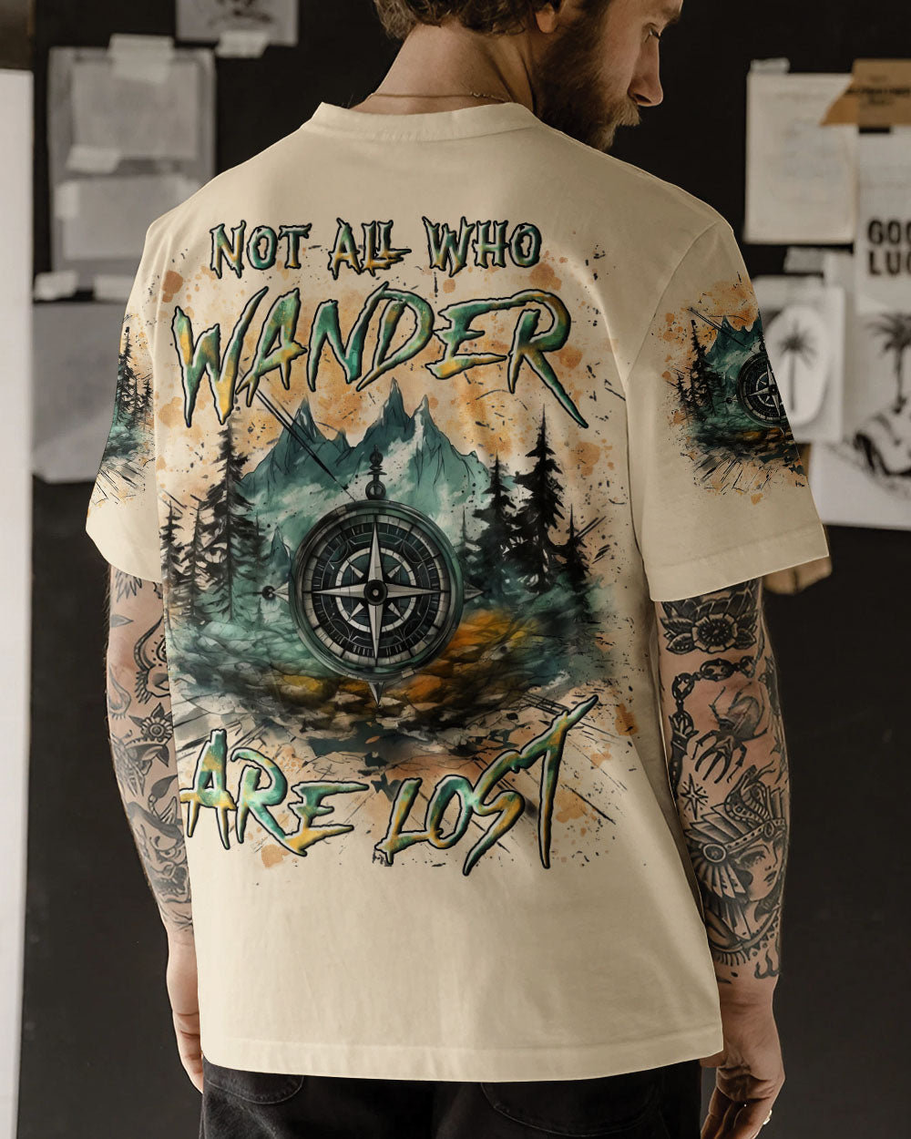 NOT ALL WHO WANDER ARE LOST ALL OVER PRINT - YHLN1309241