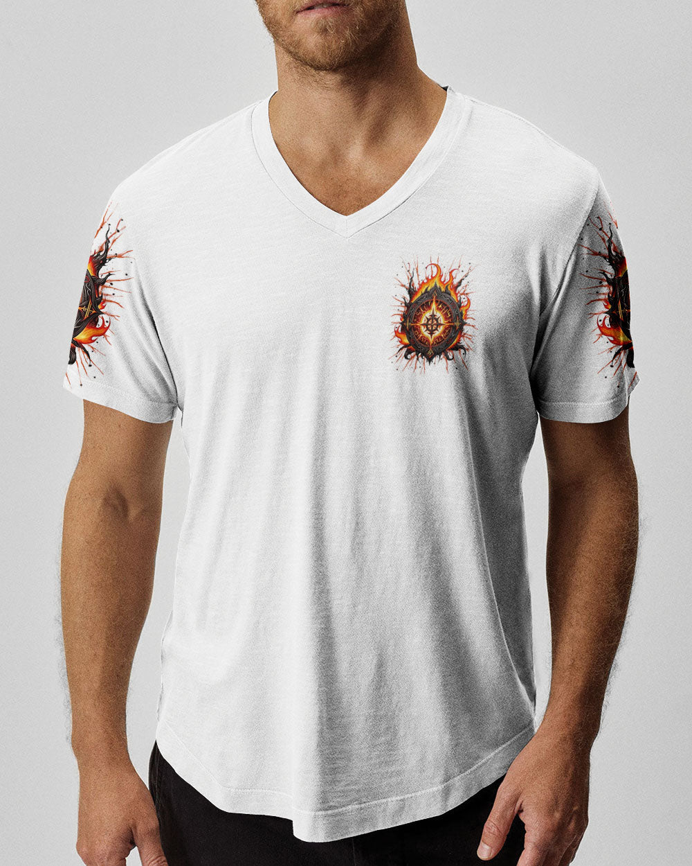 NOT ALL WHO WANDER ARE LOST COMPASS FIRE ALL OVER PRINT - YHLN1403254