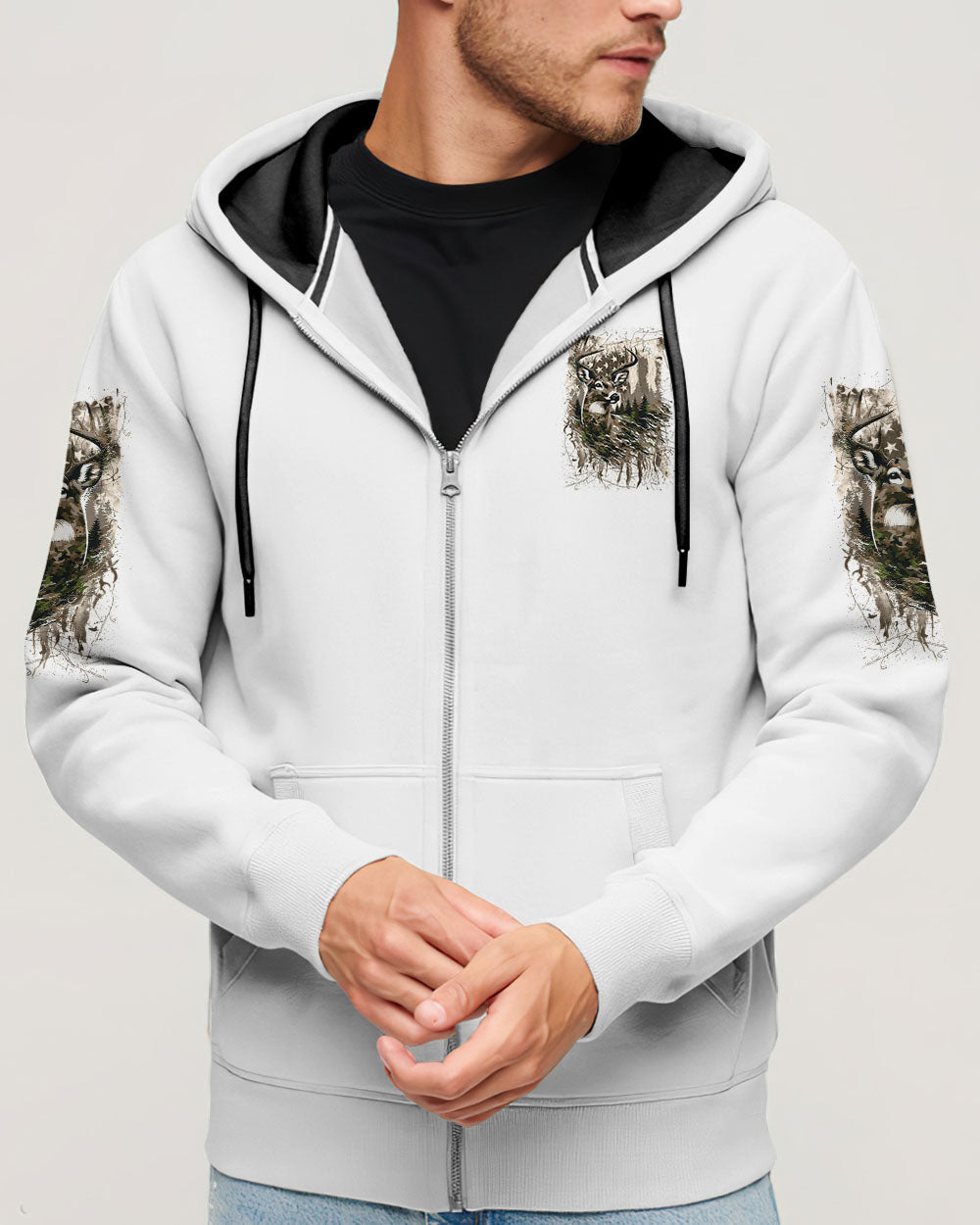 AND INTO THE FOREST I GO DEER ALL OVER PRINT - YHLN1509252