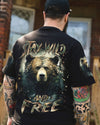 STAY WILD AND FREE BEAR ALL OVER PRINT - YHLN1701254