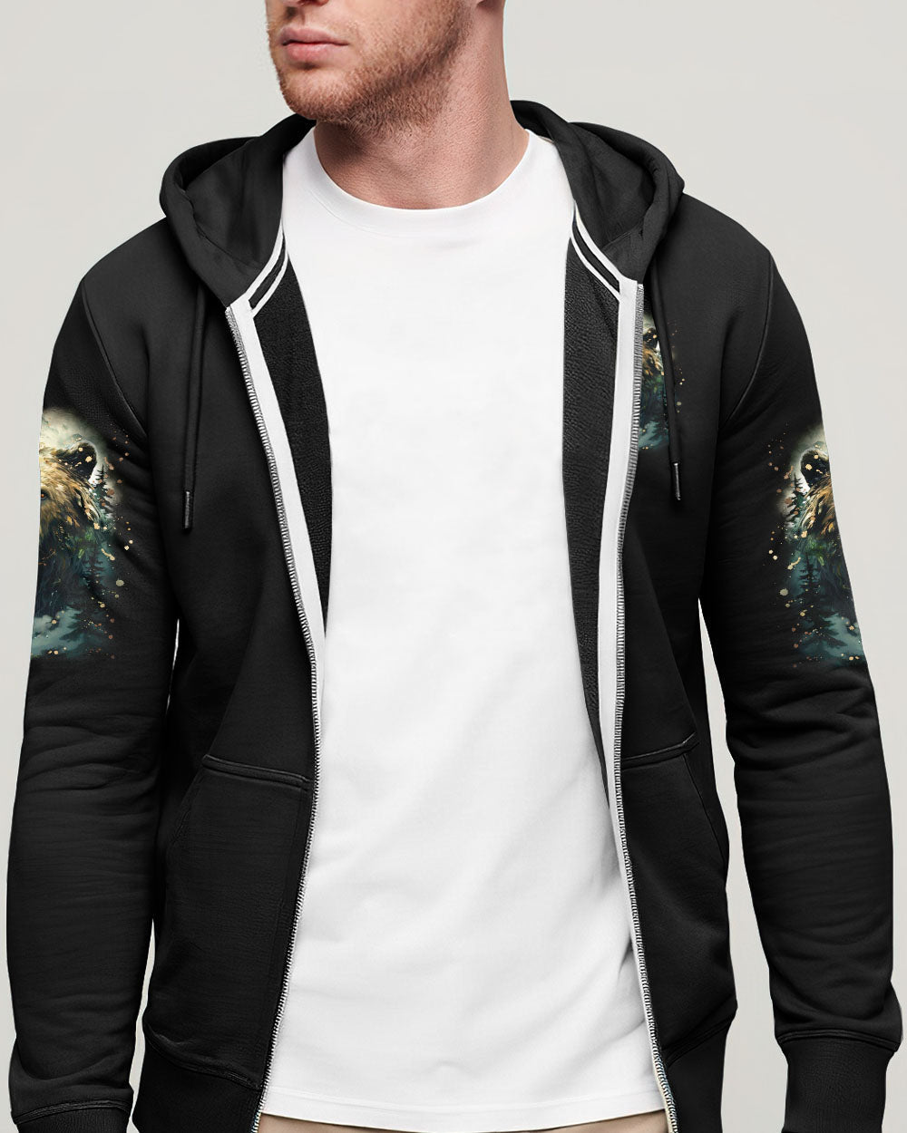 STAY WILD AND FREE BEAR ALL OVER PRINT - YHLN1701254