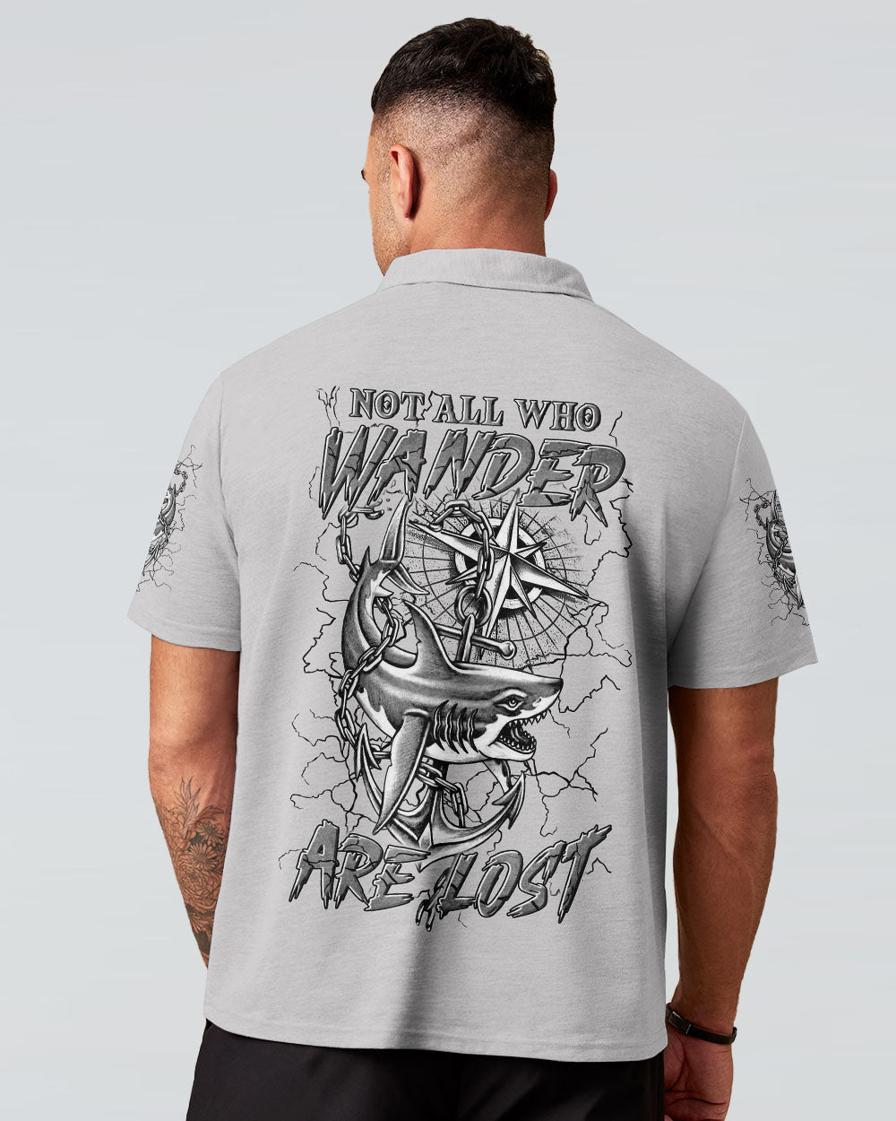 NOT ALL WHO WANDER ARE LOST COMPASS ALL OVER PRINT - YHLN1703253