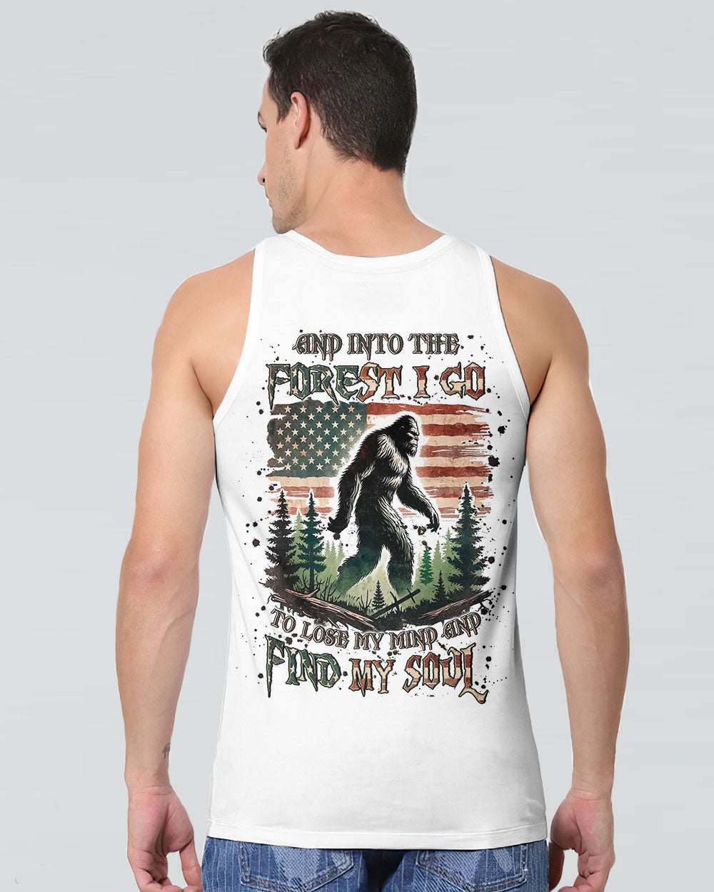 AND INTO THE FOREST I GO BIGFOOT ALL OVER PRINT - YHLN1704253