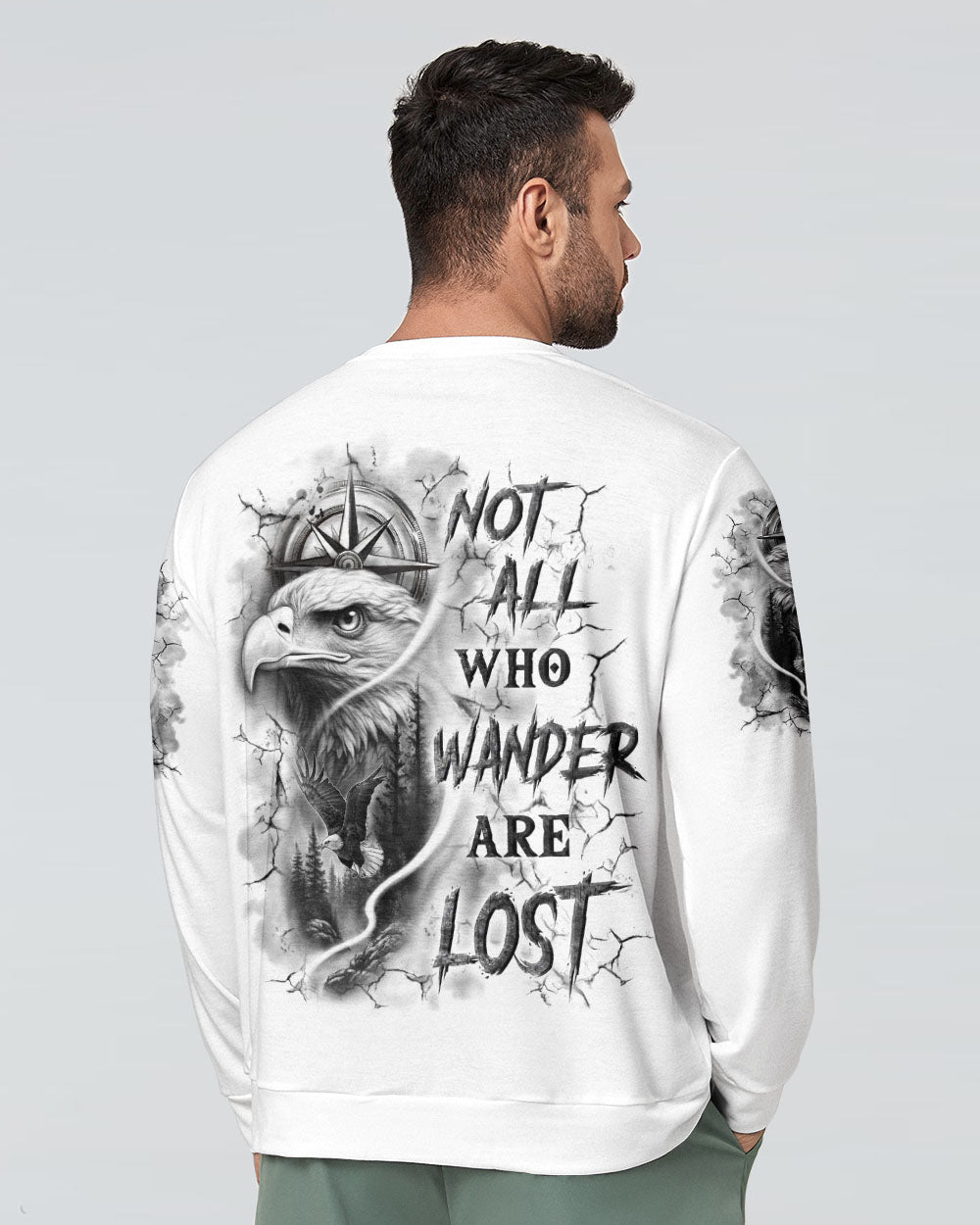 NOT ALL WHO WANDER ARE LOST COMPASS ALL OVER PRINT - YHLN1904253