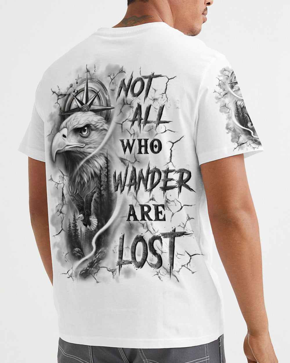 NOT ALL WHO WANDER ARE LOST COMPASS ALL OVER PRINT - YHLN1904253