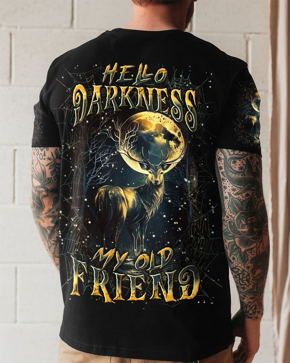 HELLO DARKNESS MY OLD FRIEND DEER ALL OVER PRINT - YHLN1909254