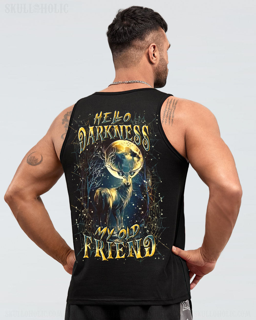 HELLO DARKNESS MY OLD FRIEND DEER ALL OVER PRINT - YHLN1909254