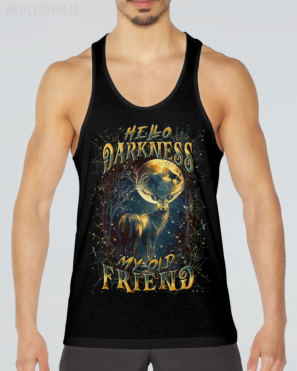 HELLO DARKNESS MY OLD FRIEND DEER ALL OVER PRINT - YHLN1909254