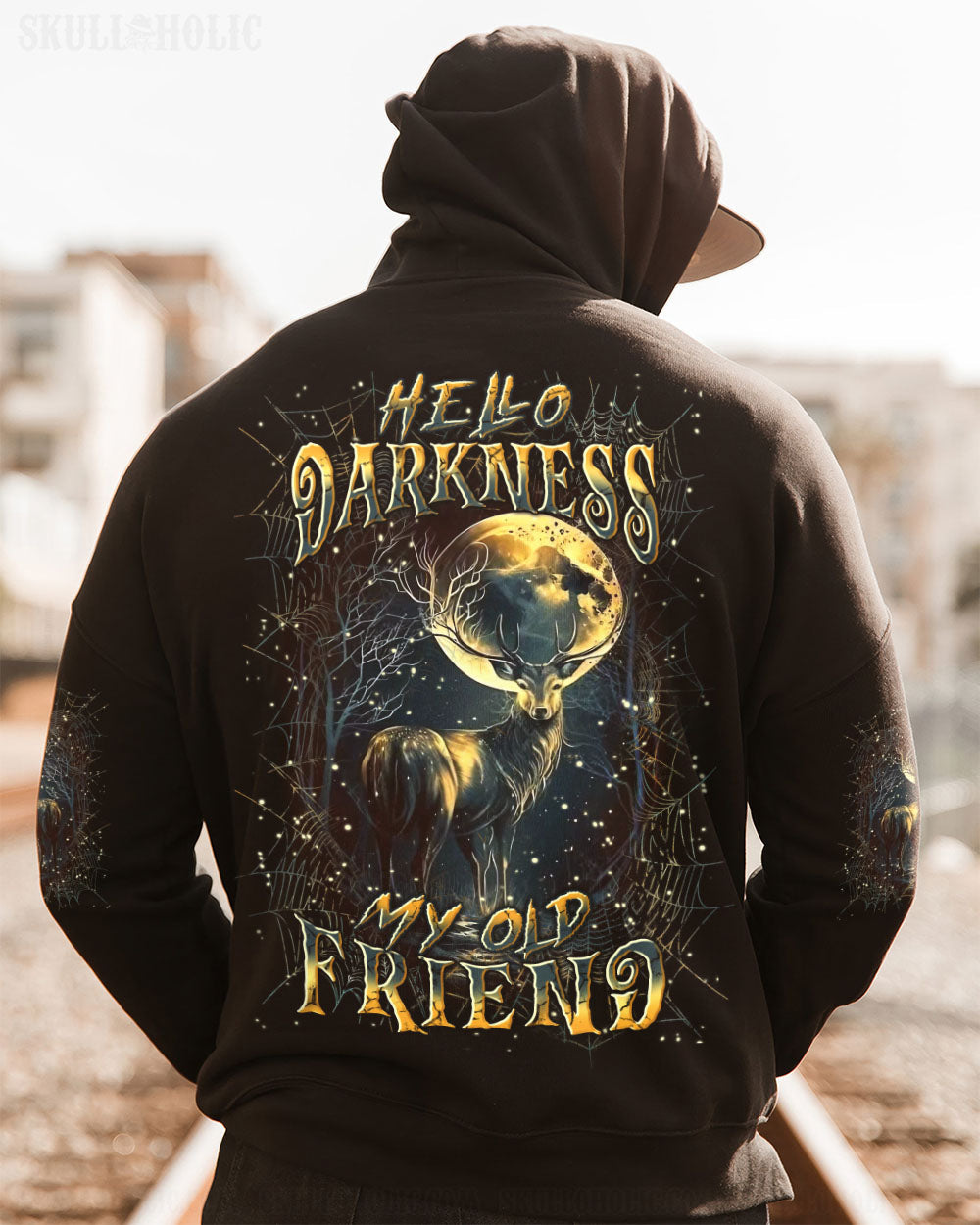 HELLO DARKNESS MY OLD FRIEND DEER ALL OVER PRINT - YHLN1909254