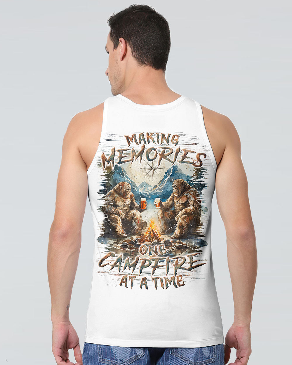  MAKING MEMORIES ONE CAMPFIRE AT A TIME BIGFOOT ALL OVER PRINT - YHLN1912241