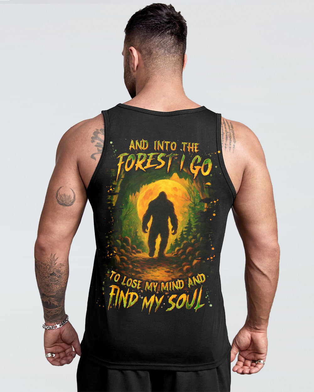 AND INTO THE FOREST I GO BIGFOOT ALL OVER PRINT - YHLN2006253