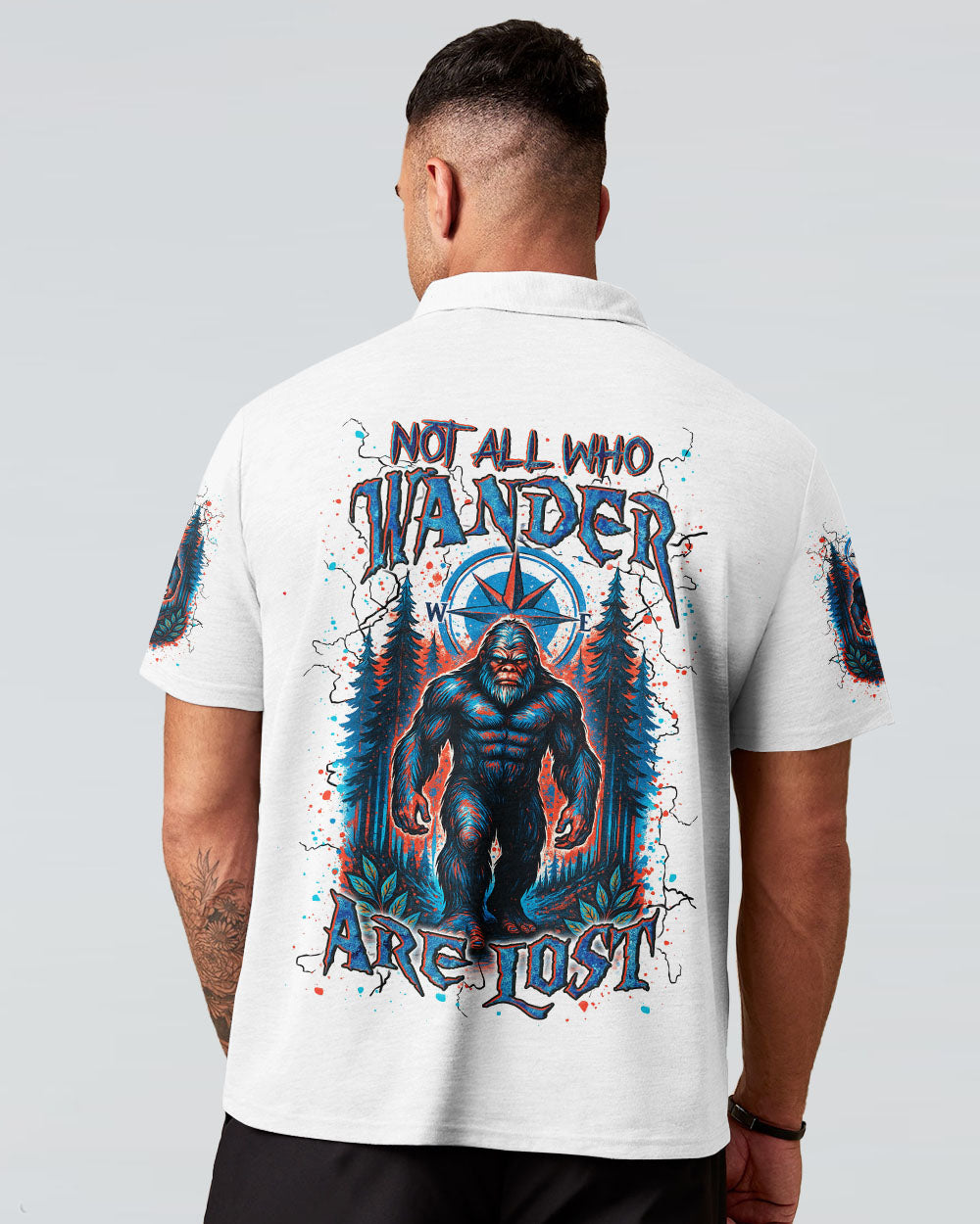 NOT ALL WHO WANDER ARE LOST BIGFOOT ALL OVER PRINT - YHLN2105253