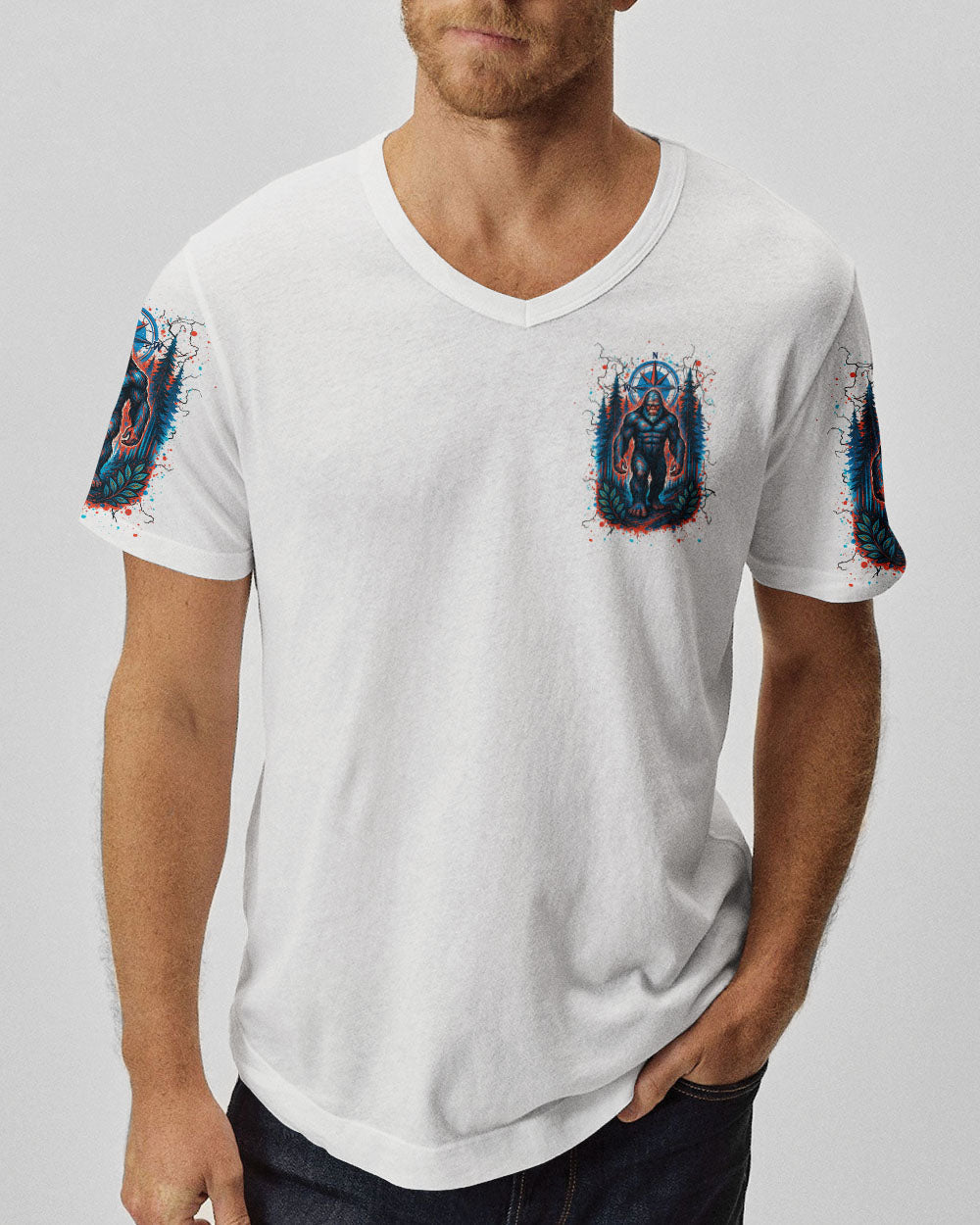 NOT ALL WHO WANDER ARE LOST BIGFOOT ALL OVER PRINT - YHLN2105253