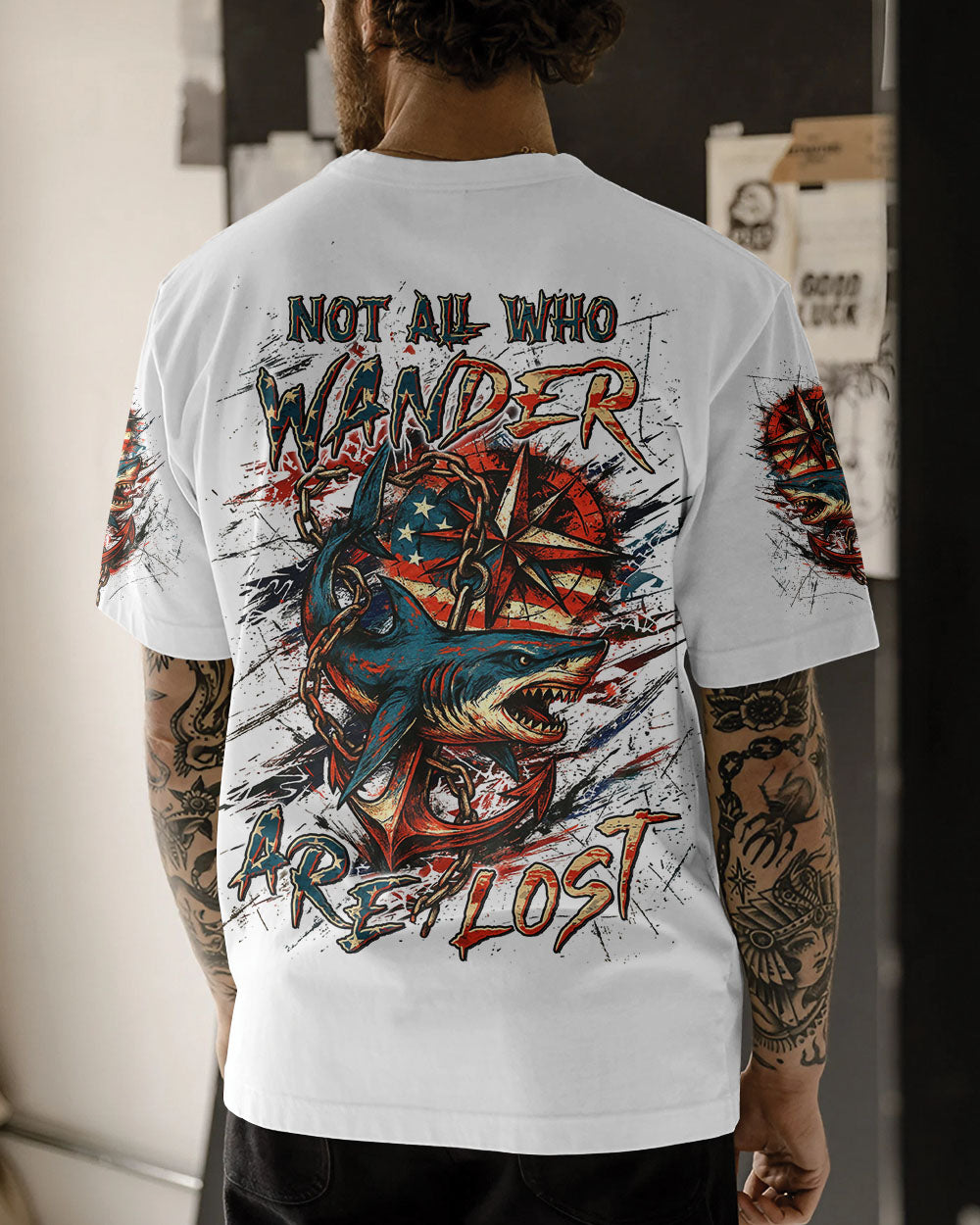 NOT ALL WHO WANDER ARE LOST ALL OVER PRINT - YHLN2107253