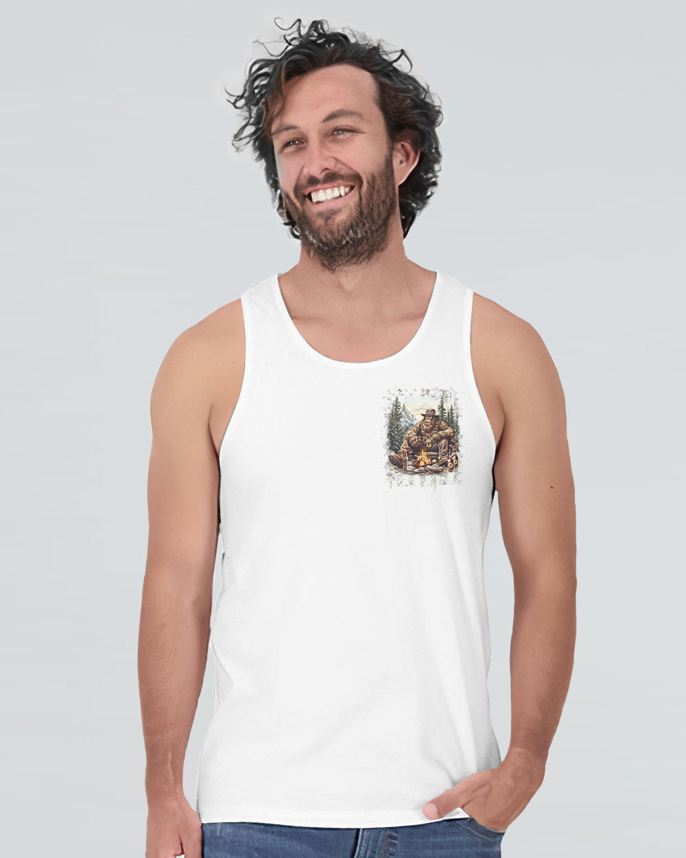 THE CLOSER I GET TO NATURE BIGFOOT ALL OVER PRINT - YHLN2108241