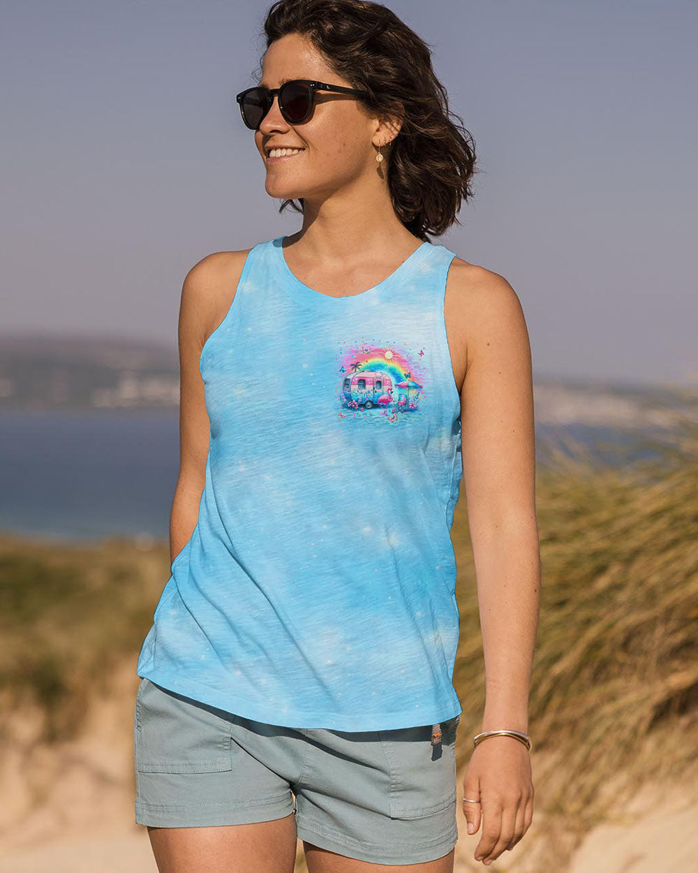 CAMPER QUEEN FLAMINGO ALL OVER PRINT - YHLN2205245