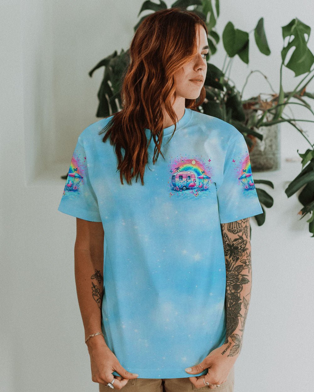 CAMPER QUEEN FLAMINGO ALL OVER PRINT - YHLN2205245