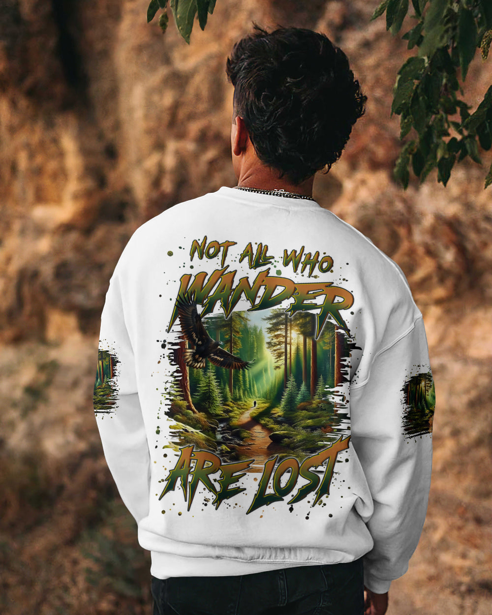 NOT ALL WHO WANDER ARE LOST ALL OVER PRINT - YHLN2212253
