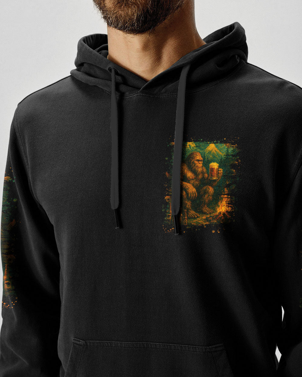 NOT ALL WHO WANDER ARE LOST BIGFOOT COMPASS ALL OVER PRINT - YHLN2306254