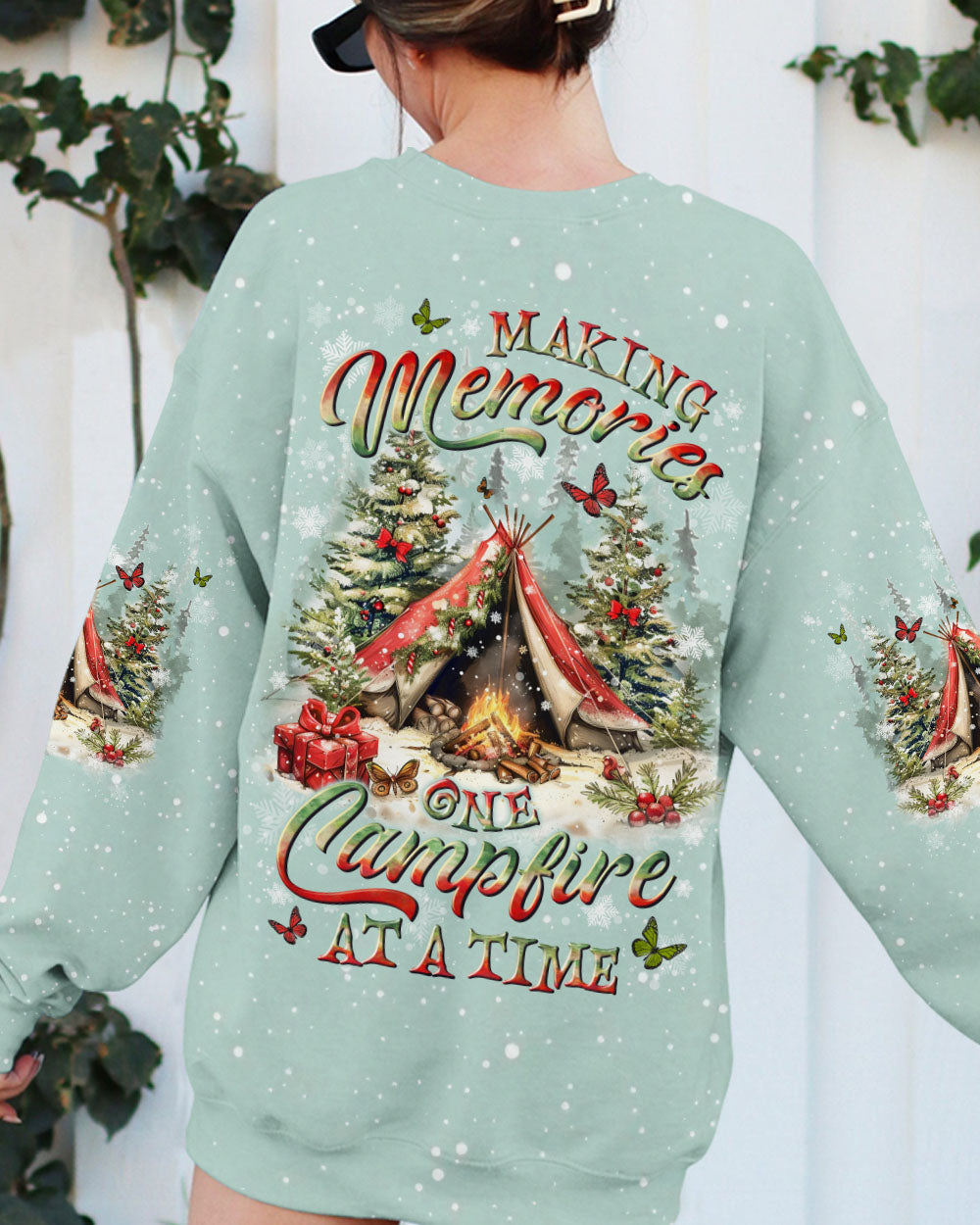 MAKING MEMORIES ONE CAMPFIRE AT A TIME CHRISTMAS ALL OVER PRINT - YHLN2310243