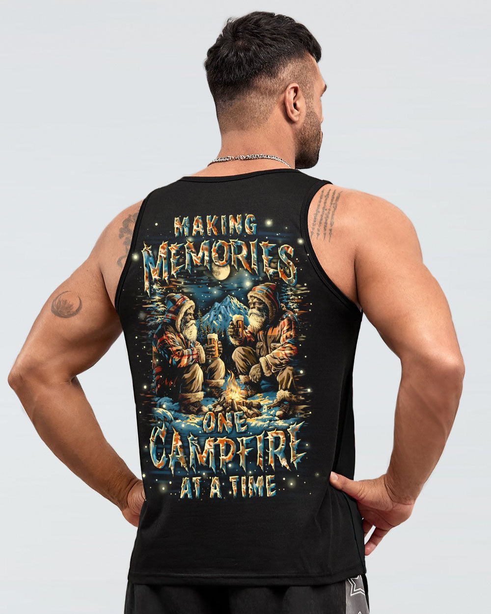 MAKING MEMORIES ONE CAMPFIRE AT A TIME BIGFOOT ALL OVER PRINT - YHLN2410241