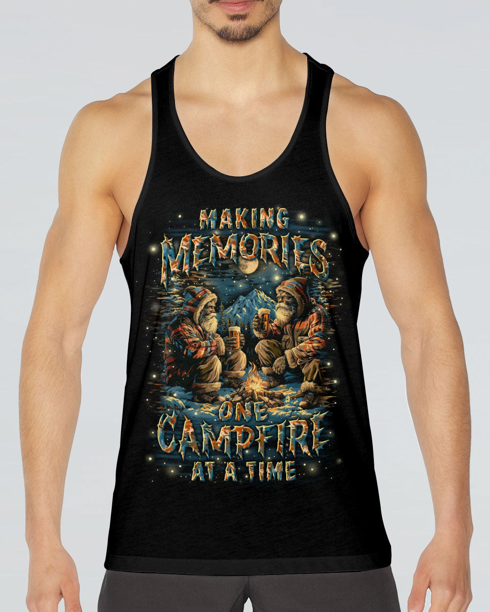 MAKING MEMORIES ONE CAMPFIRE AT A TIME BIGFOOT ALL OVER PRINT - YHLN2410241