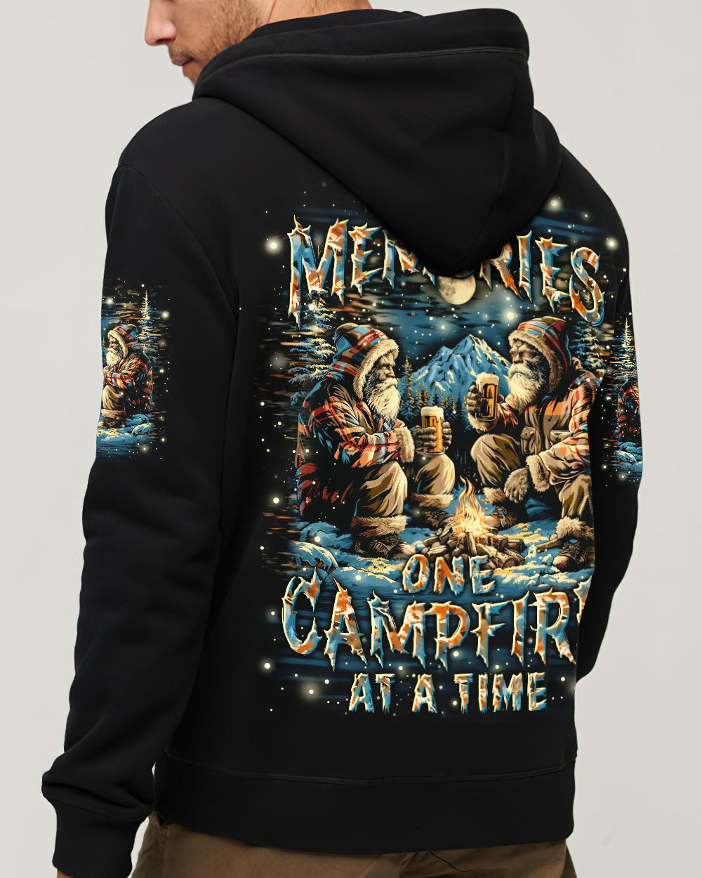 MAKING MEMORIES ONE CAMPFIRE AT A TIME BIGFOOT ALL OVER PRINT - YHLN2410241