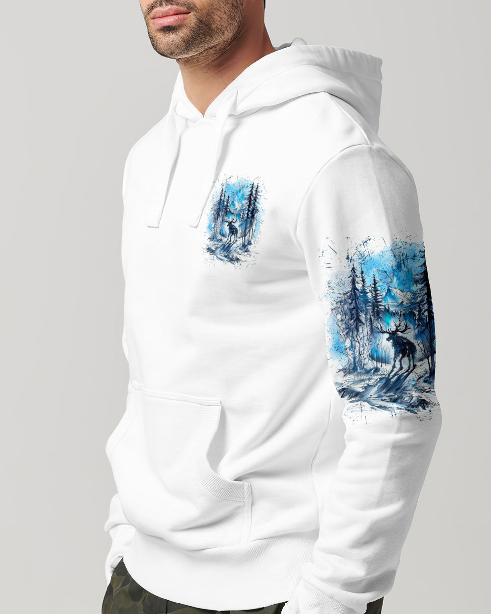 THE CLOSER I GET TO NATURE DEER HUNTING ALL OVER PRINT - YHLN2507241