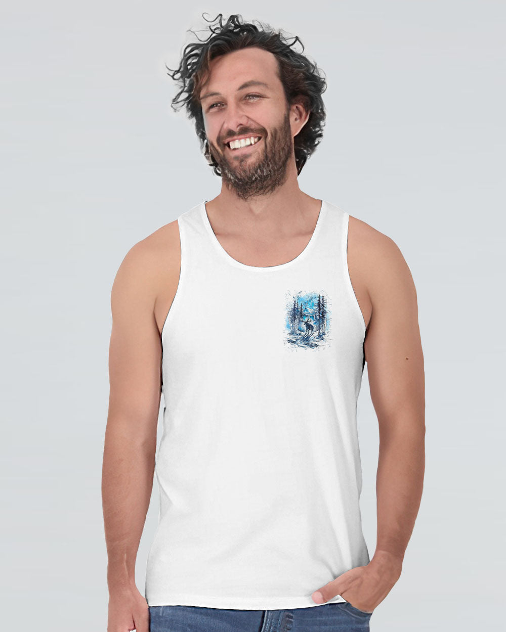 THE CLOSER I GET TO NATURE DEER HUNTING ALL OVER PRINT - YHLN2507241