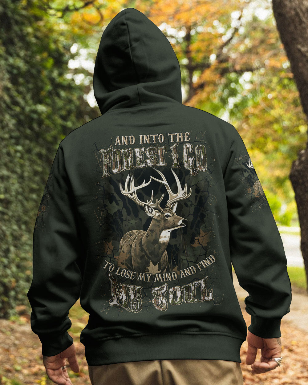 AND INTO THE FOREST I GO DEER ALL OVER PRINT - YHLN2509254